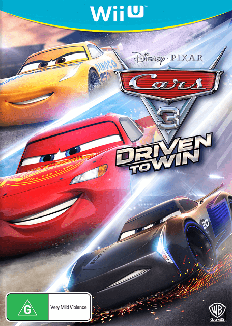 Cars 3 box art for Wii U